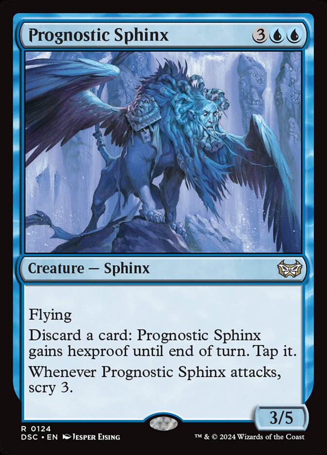 Prognostic Sphinx 124 (Commander: Duskmourn: House of Horror)  | Good Games Cannington