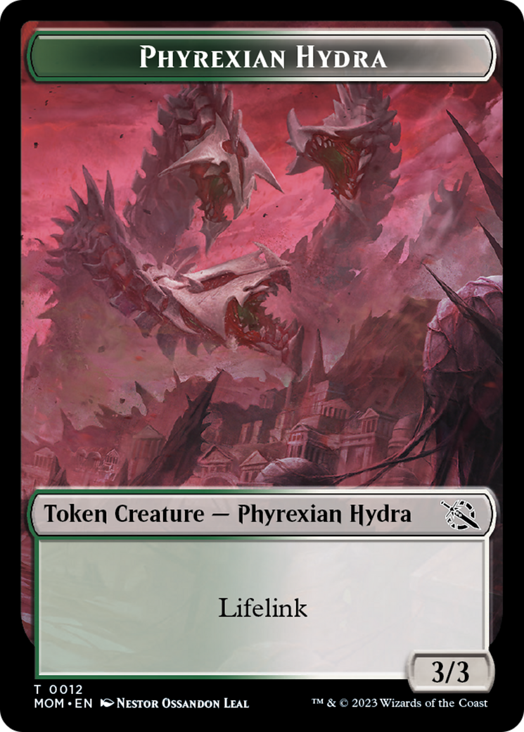 Phyrexian Hydra Token (12) [March of the Machine Tokens] | Good Games Cannington