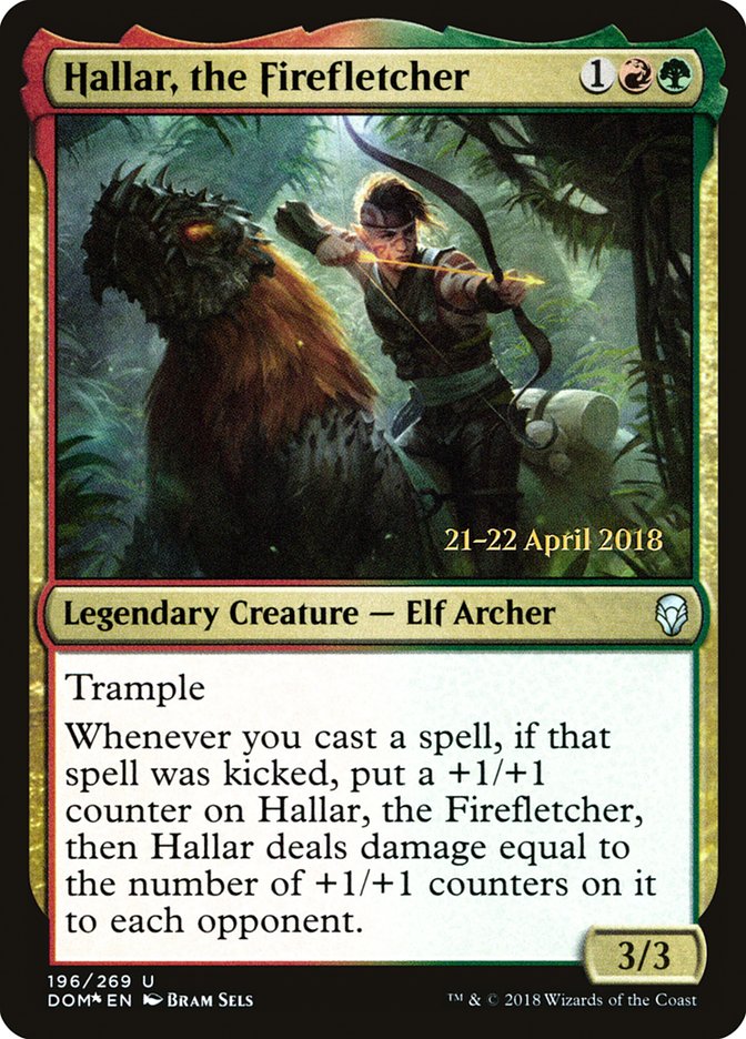 Hallar, the Firefletcher [Dominaria Prerelease Promos] | Good Games Cannington