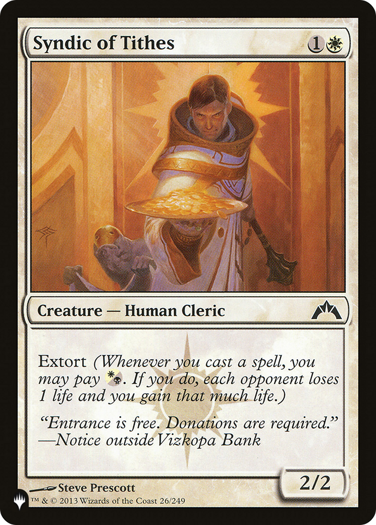 Syndic of Tithes [The List] | Good Games Cannington