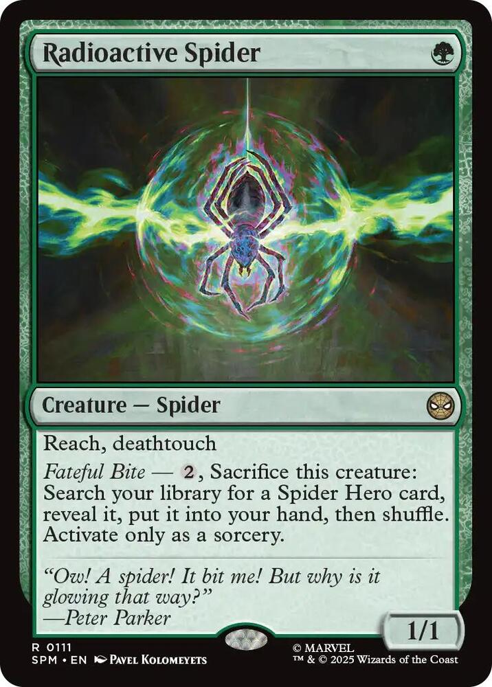 Radioactive Spider 111 (Marvel's Spider-Man)  - Foil | Good Games Cannington