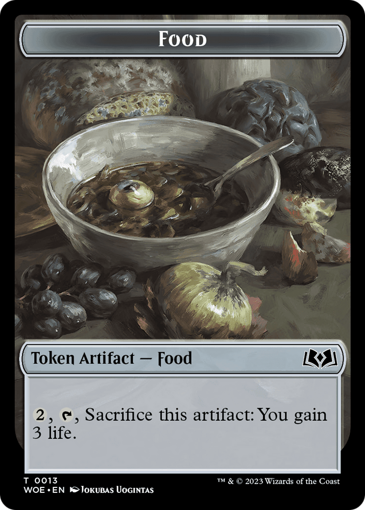 Treasure // Food (0013) Double-Sided Token [Wilds of Eldraine Tokens] | Good Games Cannington