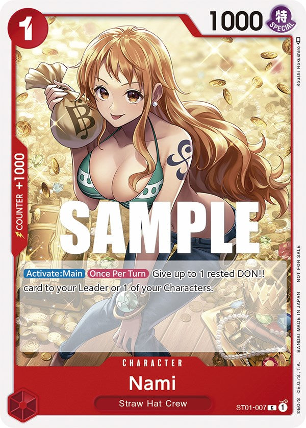 Nami (Tournament Pack Vol. 3) [Participant] [One Piece Promotion Cards] | Good Games Cannington