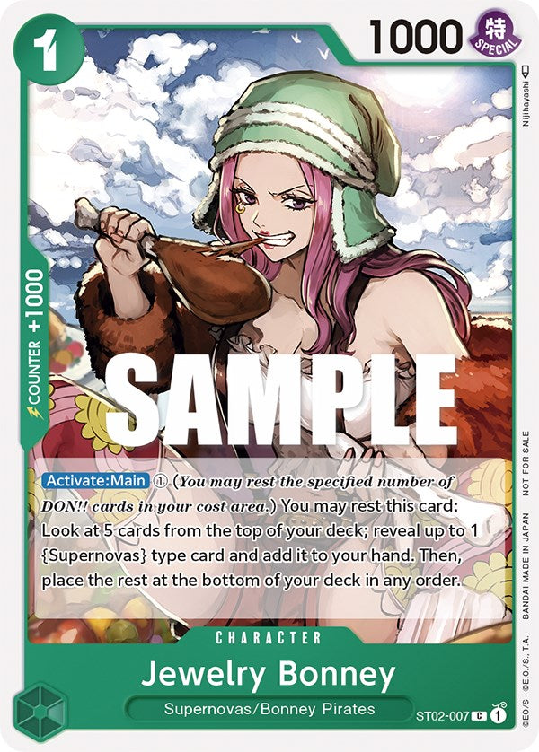 Jewelry Bonney (Tournament Pack Vol. 3) [Participant] [One Piece Promotion Cards] | Good Games Cannington