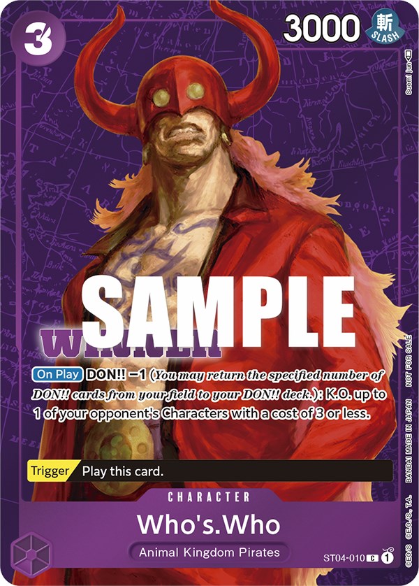 Who's.Who (Tournament Pack Vol. 3) [Winner] [One Piece Promotion Cards] | Good Games Cannington