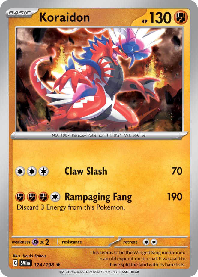 Koraidon (124/198) (Theme Deck Exclusive) [Scarlet & Violet: Black Star Promos] | Good Games Cannington