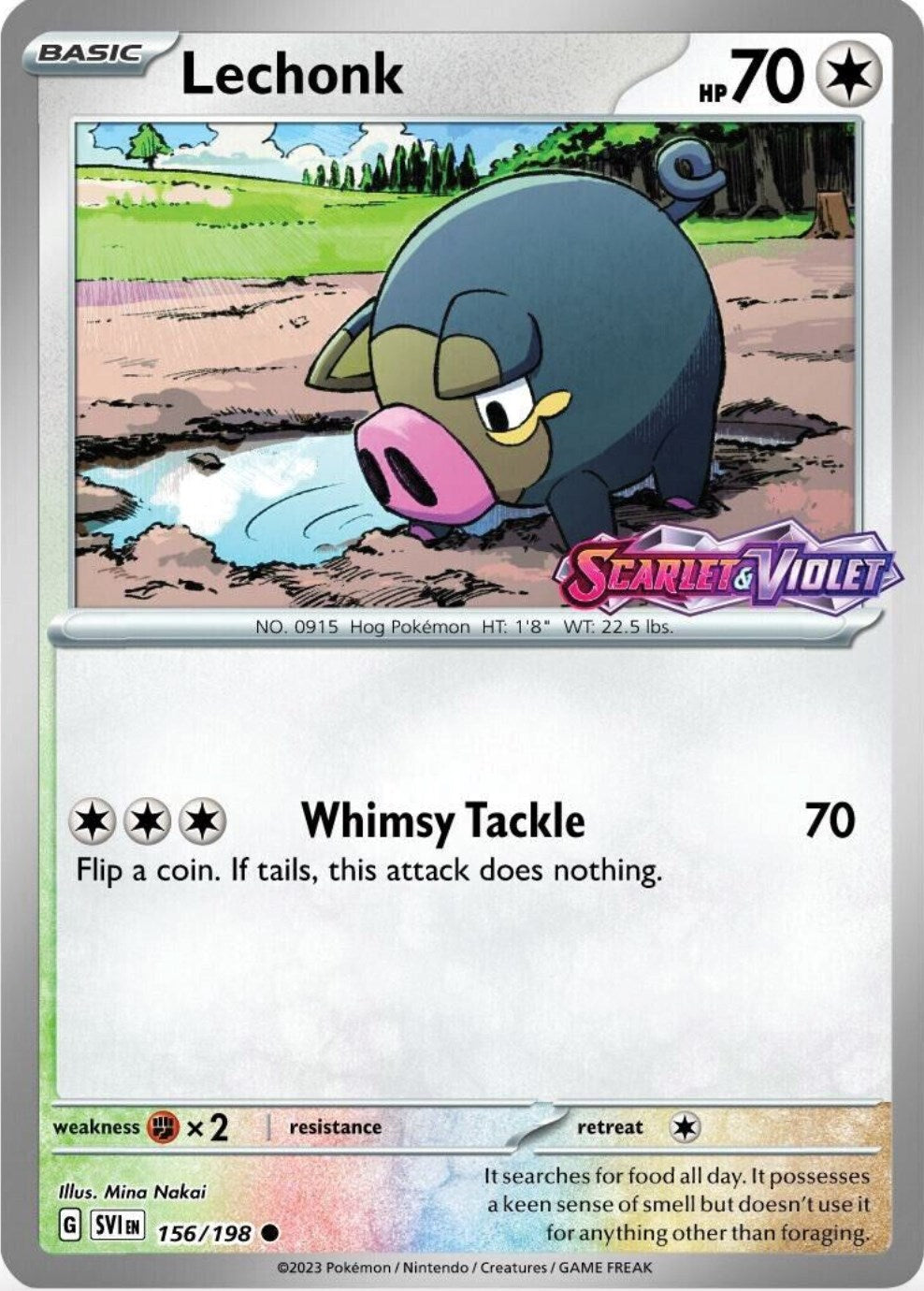 Lechonk (156/198) (Best Buy Promo) [Scarlet & Violet: Base Set] | Good Games Cannington