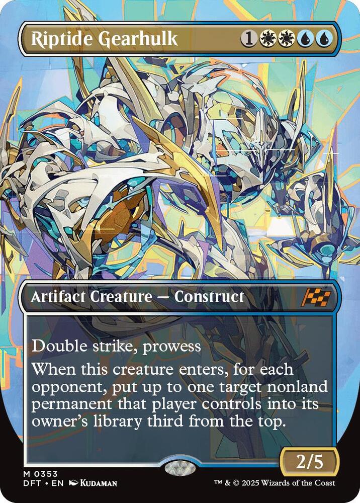 Riptide Gearhulk 353 (Aetherdrift)  - Borderless Foil | Good Games Cannington