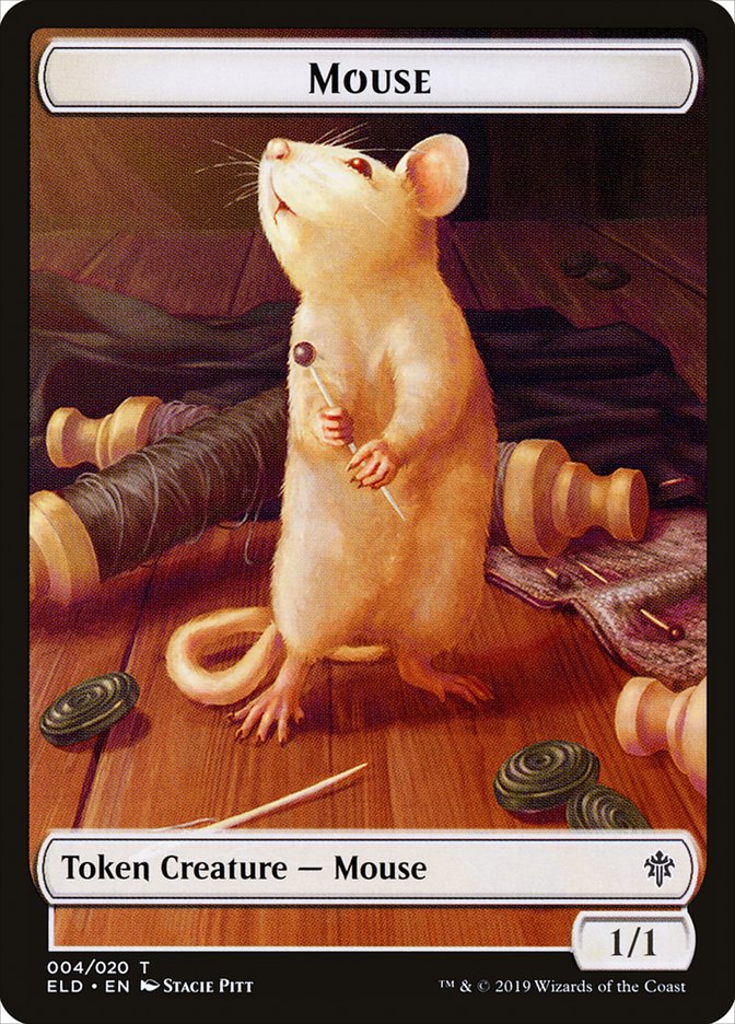 Mouse Token [Throne of Eldraine Tokens] | Good Games Cannington