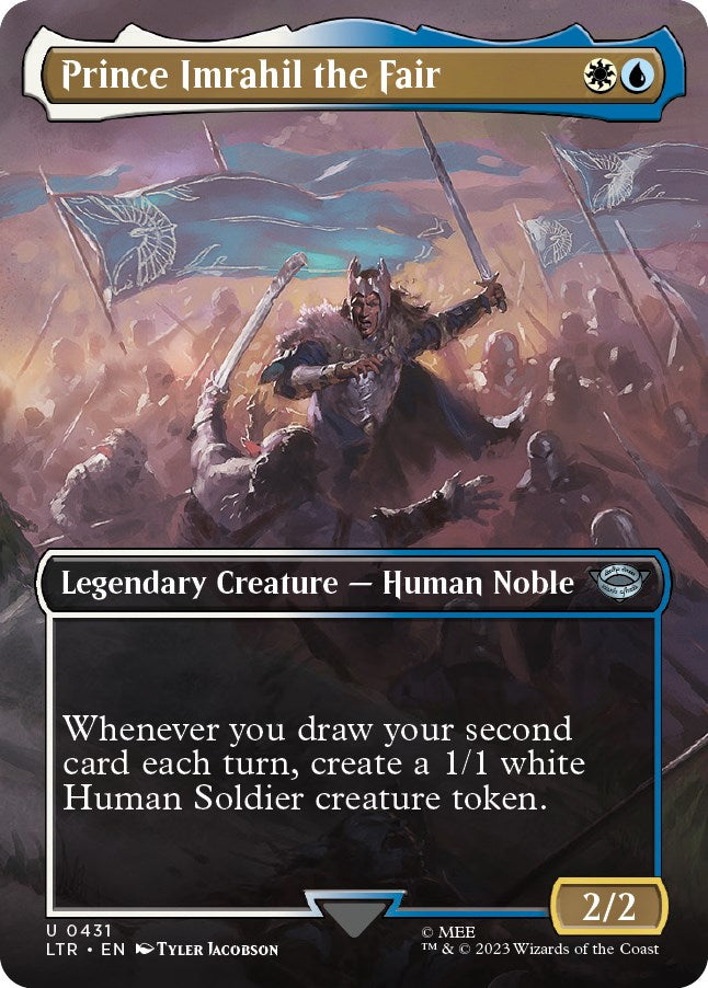 Prince Imrahil the Fair (Borderless Alternate Art) [The Lord of the Rings: Tales of Middle-Earth] | Good Games Cannington