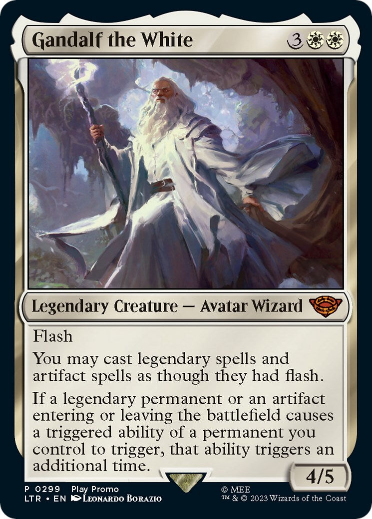 Gandalf the White (Play Promo) [The Lord of the Rings: Tales of Middle-Earth] | Good Games Cannington