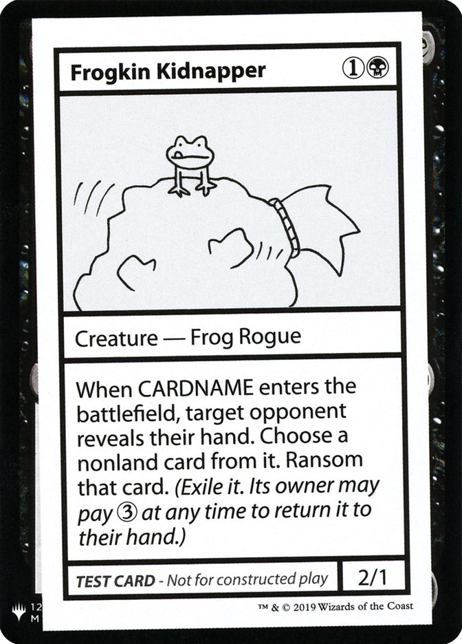 Frogkin Kidnapper [Mystery Booster Playtest Cards] | Good Games Cannington
