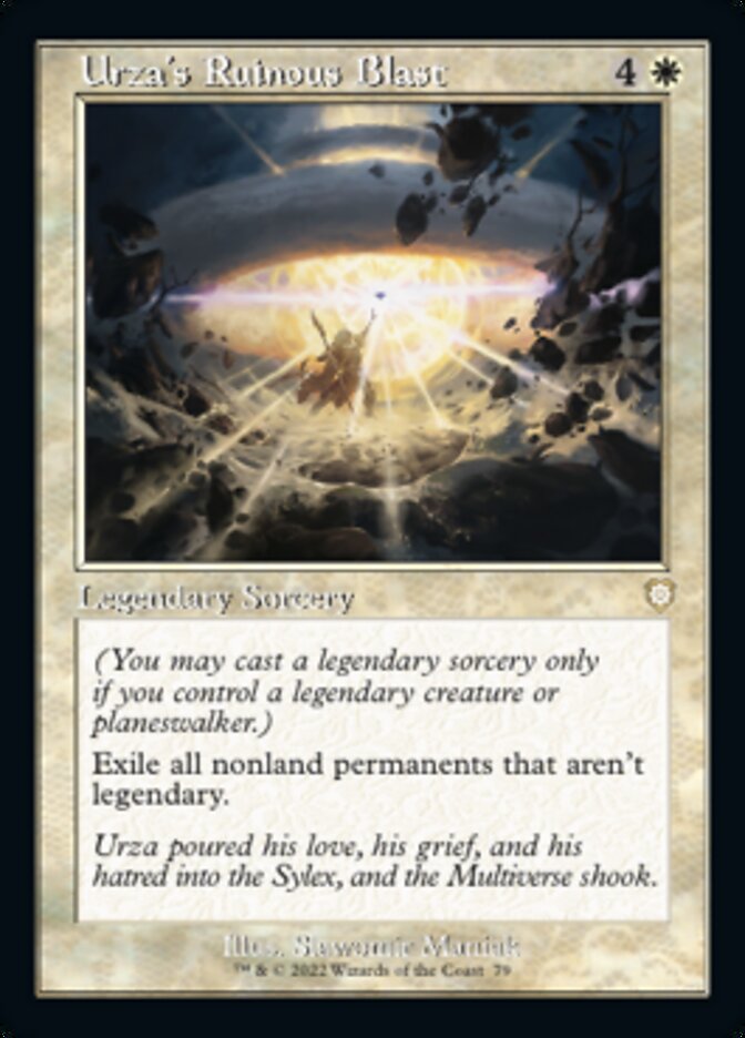 Urza's Ruinous Blast (Retro) [The Brothers' War Commander] | Good Games Cannington