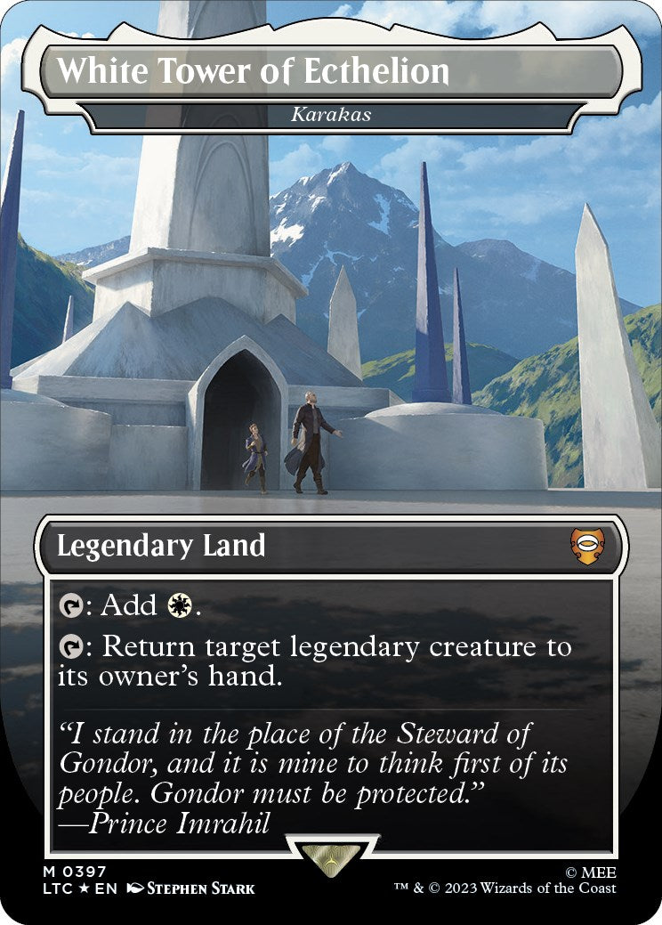 White Tower of Ecthelion - Karakas (Surge Foil Realms and Relics) [The Lord of the Rings: Tales of Middle-Earth Commander] | Good Games Cannington