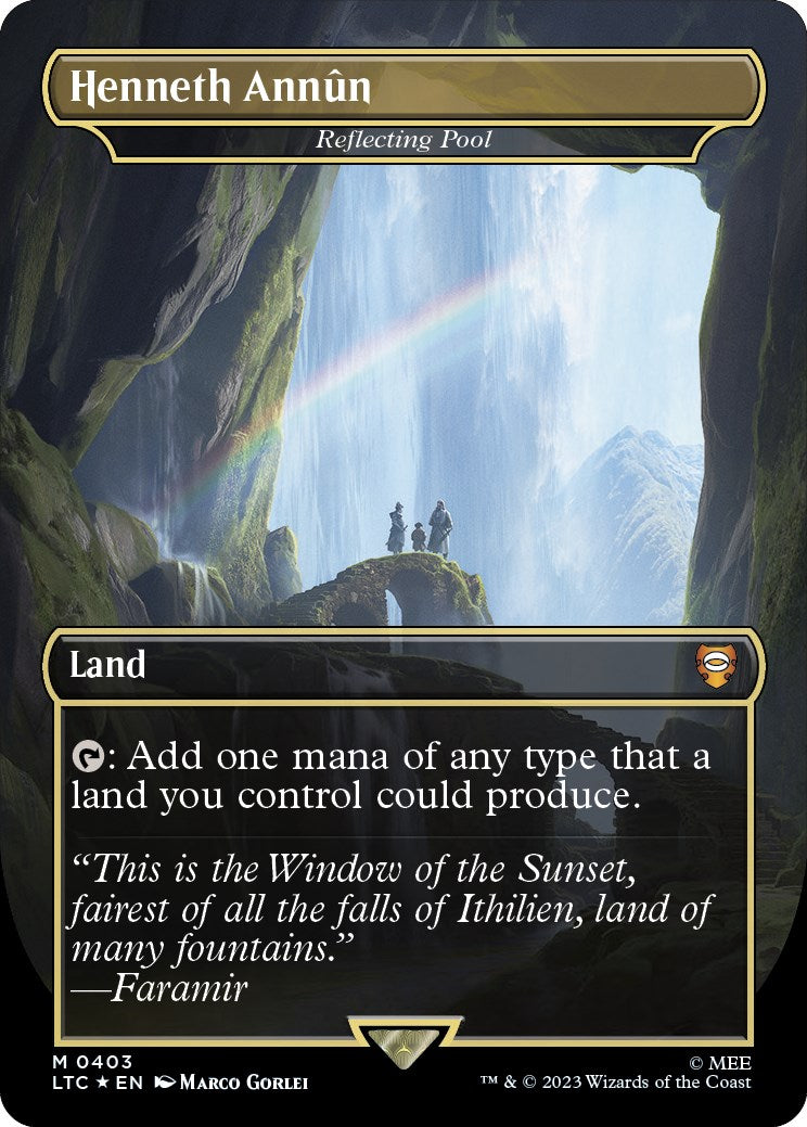 Henneth Annun - Reflecting Pool (Surge Foil Realms and Relics) [The Lord of the Rings: Tales of Middle-Earth Commander] | Good Games Cannington