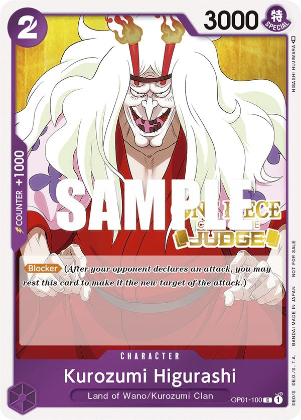 Kurozumi Higurashi (Judge) [One Piece Promotion Cards] | Good Games Cannington