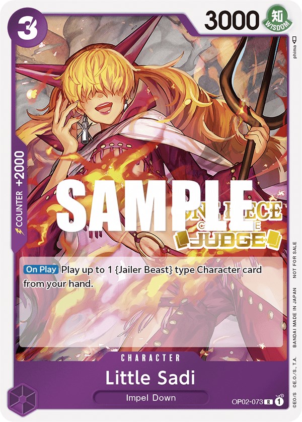 Little Sadi (Judge) [One Piece Promotion Cards] | Good Games Cannington