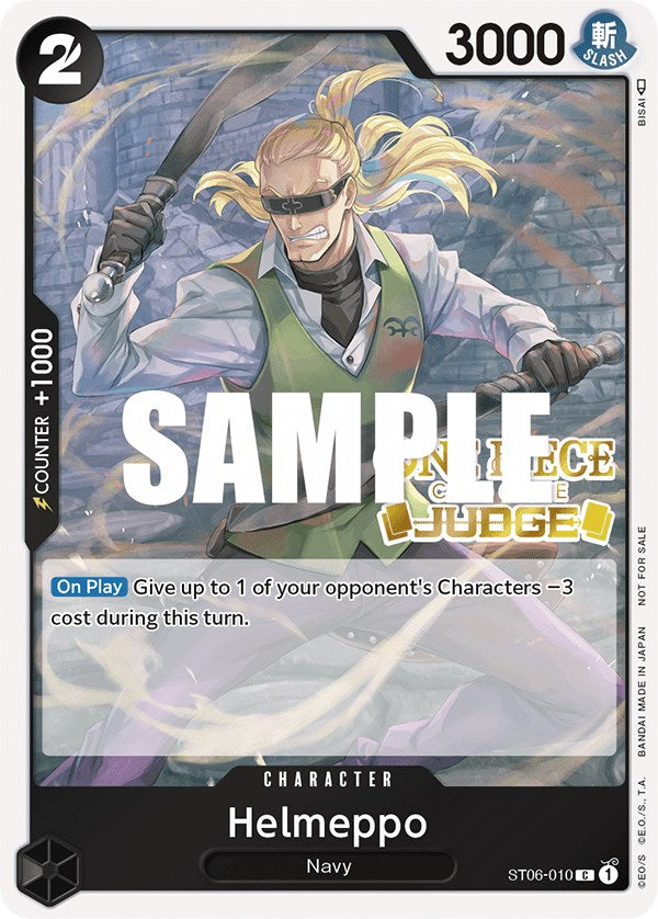 Helmeppo (Judge) [One Piece Promotion Cards] | Good Games Cannington
