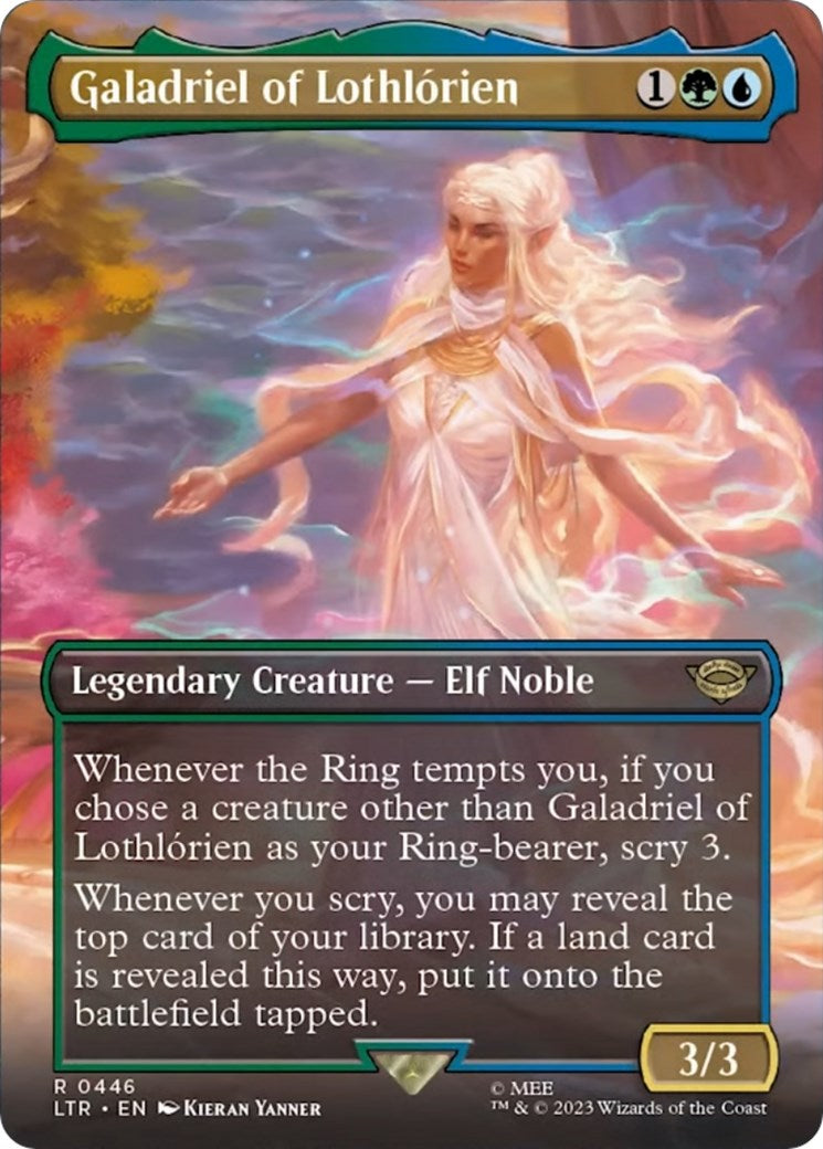 Galadriel of Lothlorien (Borderless Alternate Art) [The Lord of the Rings: Tales of Middle-Earth] | Good Games Cannington