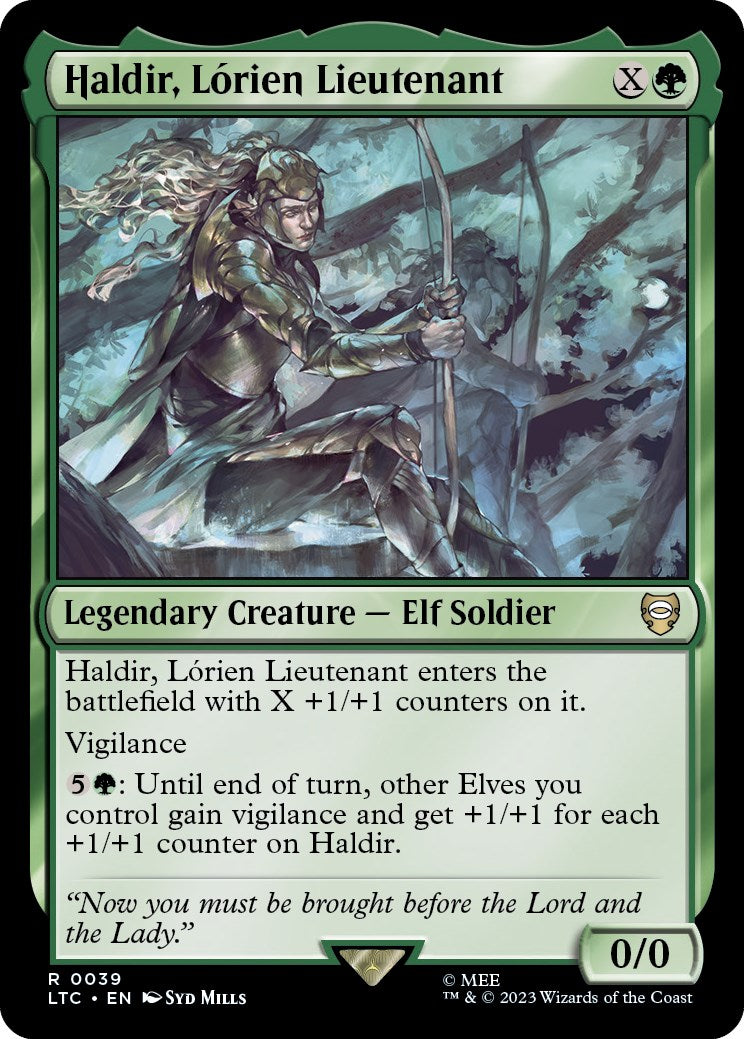 Haldir, Lorien Lieutenant [The Lord of the Rings: Tales of Middle-Earth Commander] | Good Games Cannington
