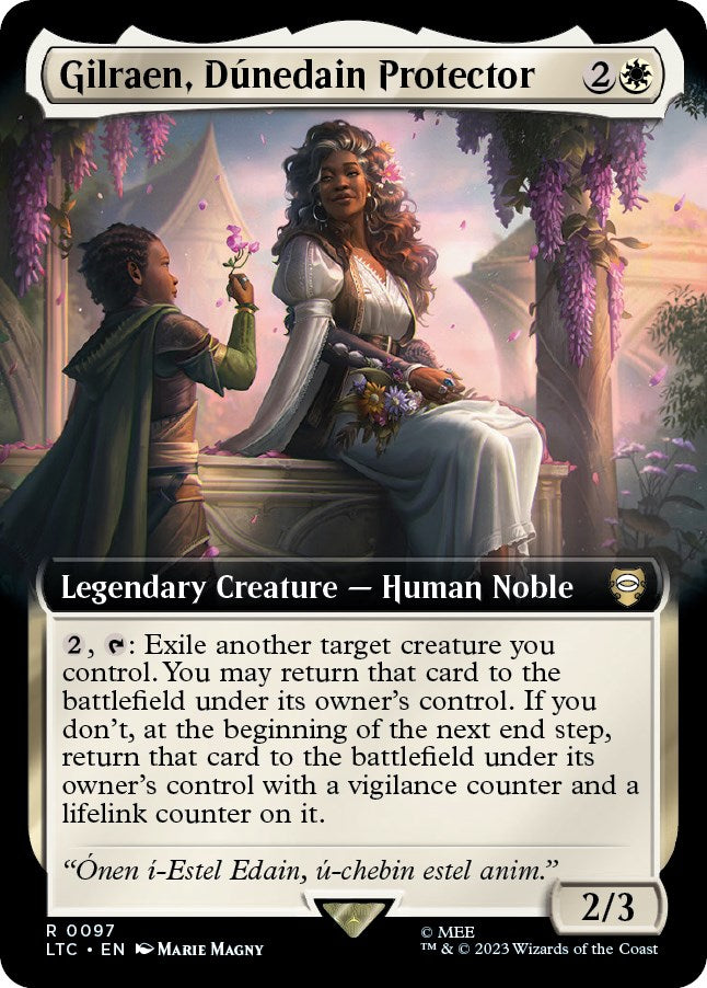 Gilraen, Dunedain Protector (Extended Art) [The Lord of the Rings: Tales of Middle-Earth Commander] | Good Games Cannington