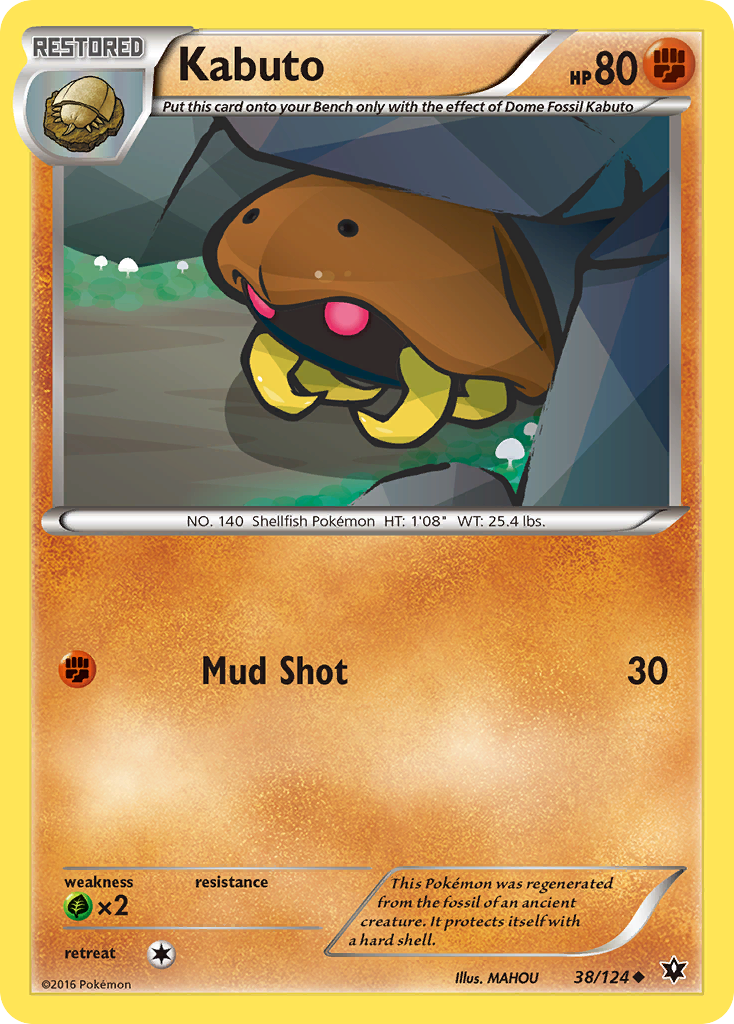 Kabuto (38/124) [XY: Fates Collide] | Good Games Cannington