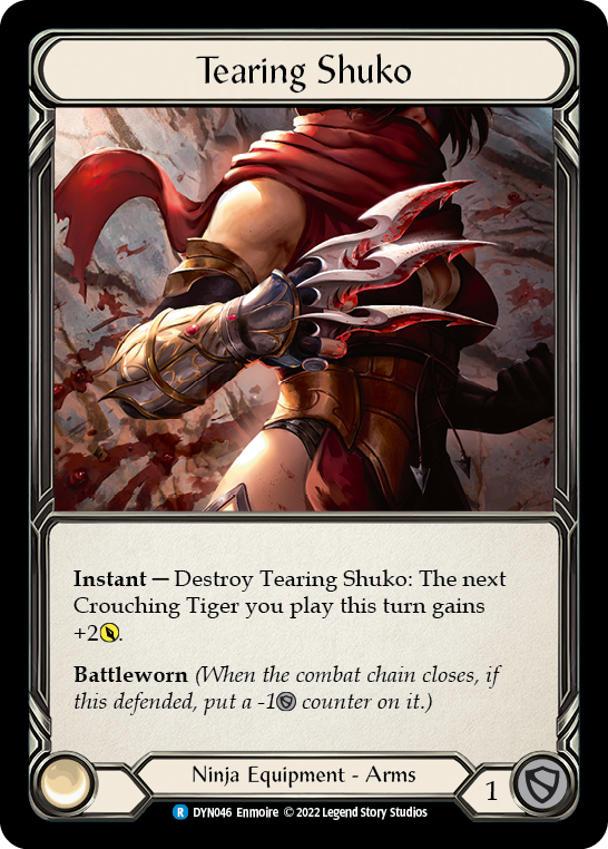 Tearing Shuko [DYN046] (Dynasty)  Cold Foil | Good Games Cannington