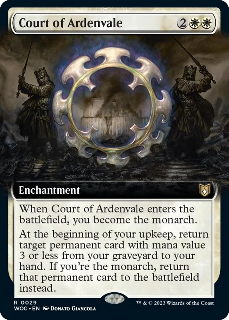 Court of Ardenvale (Extended Art) [Wilds of Eldraine Commander] | Good Games Cannington