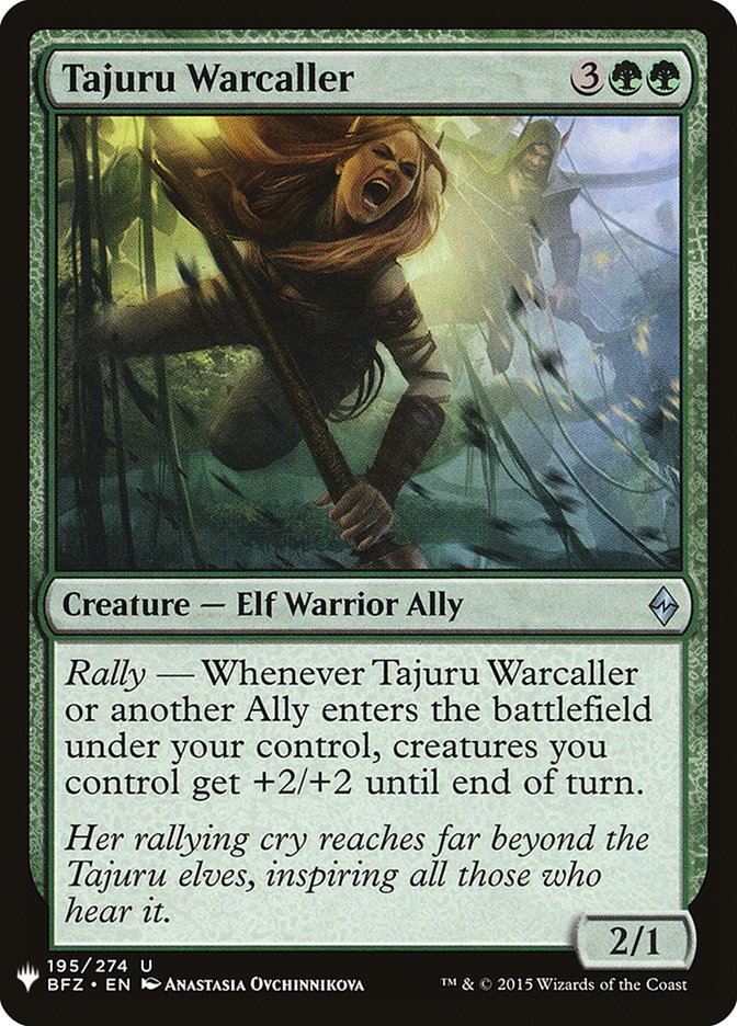 Tajuru Warcaller [Mystery Booster] | Good Games Cannington