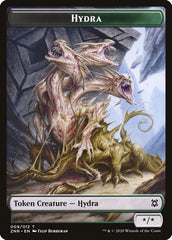 Cat // Hydra Double-Sided Token [Zendikar Rising Tokens] | Good Games Cannington