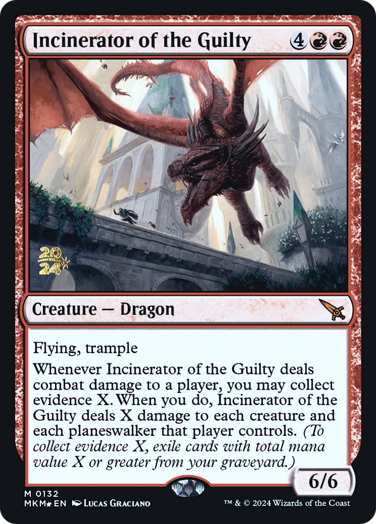 Incinerator of the Guilty [Murders at Karlov Manor Prerelease Promos] | Good Games Cannington