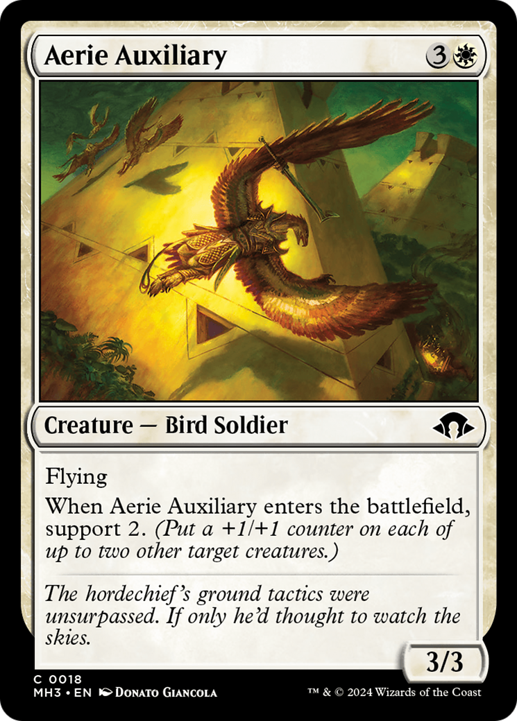 Aerie Auxiliary [Modern Horizons 3] | Good Games Cannington