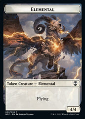 Clue // Elemental (005) Double-Sided Token [Streets of New Capenna Commander Tokens] | Good Games Cannington