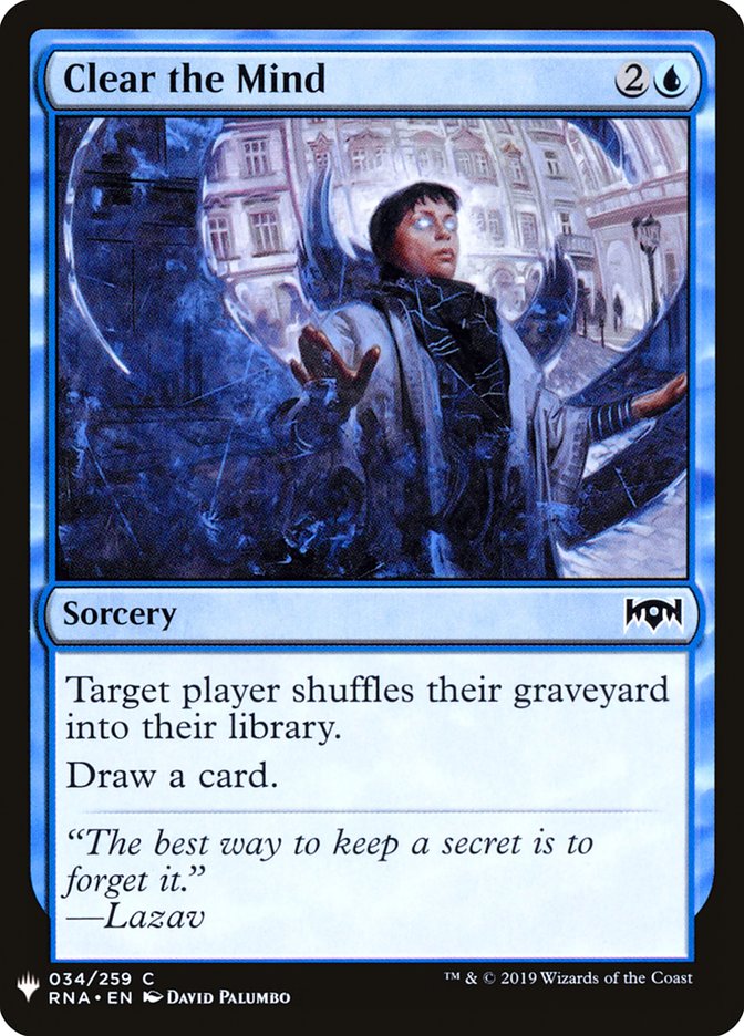 Clear the Mind [Mystery Booster] | Good Games Cannington