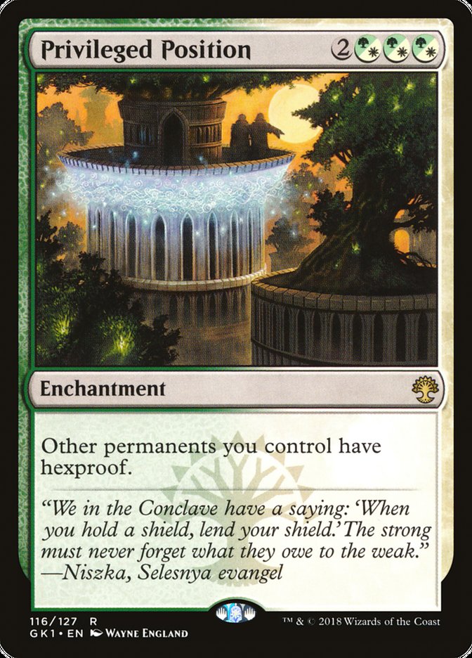 Privileged Position [Guilds of Ravnica Guild Kit] | Good Games Cannington
