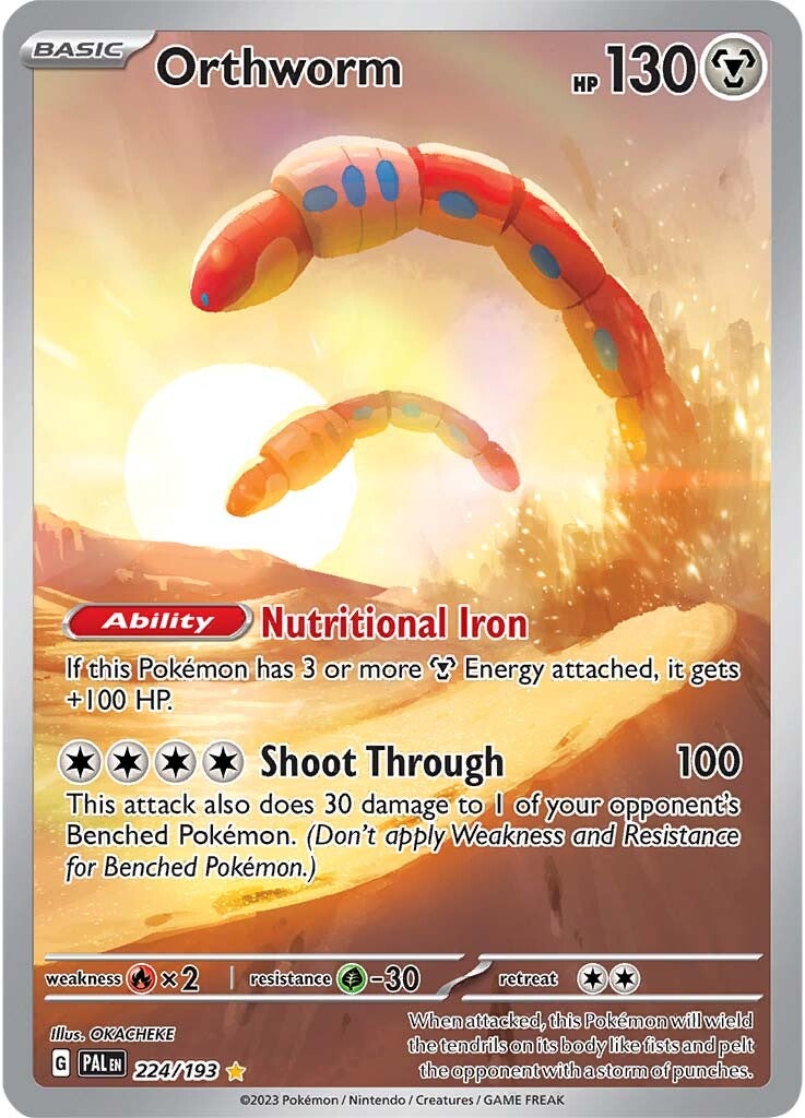 Orthworm (224/193) [Scarlet & Violet: Paldea Evolved] | Good Games Cannington