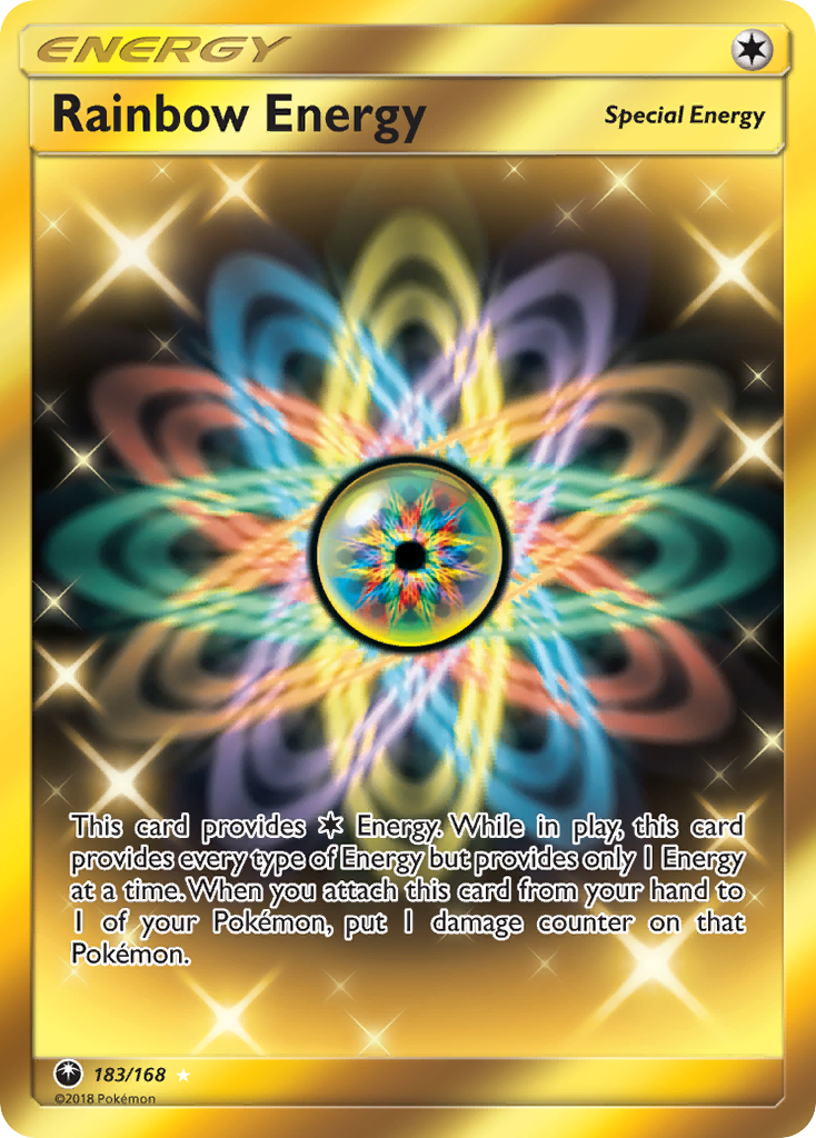 Rainbow Energy (183/168) [Sun & Moon: Celestial Storm] | Good Games Cannington