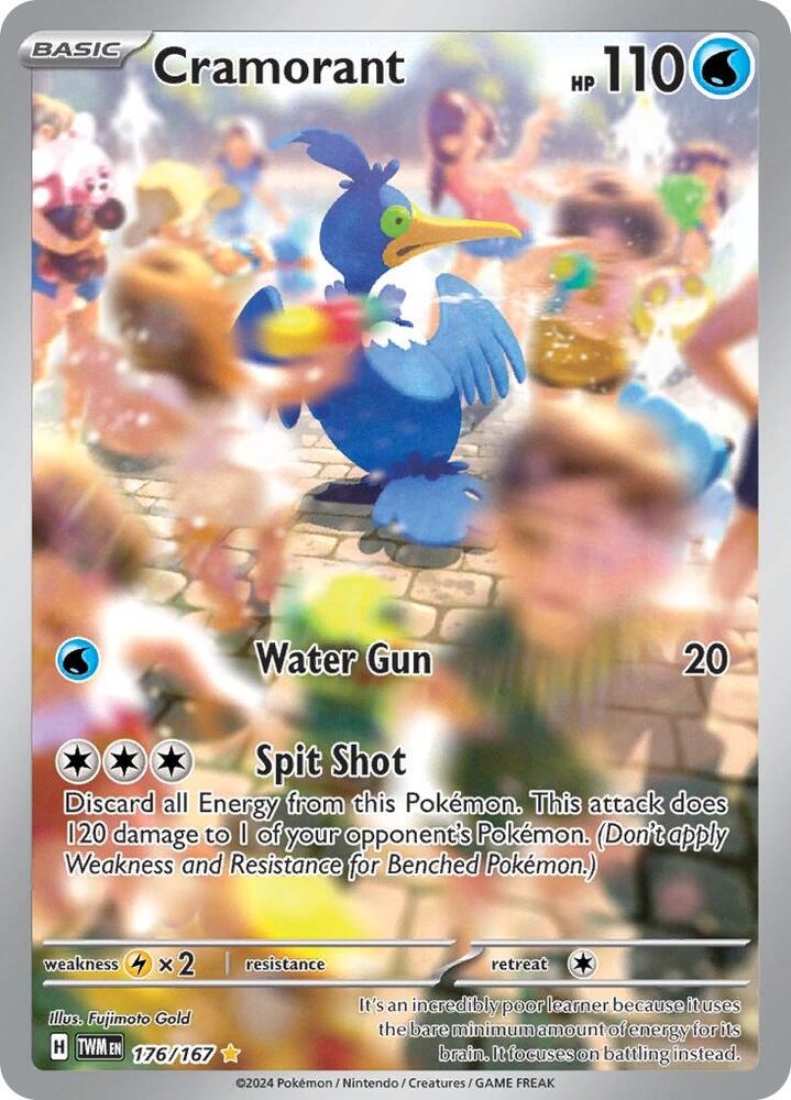 Cramorant 176/167 (SV06: Twilight Masquerade)  - Holofoil | Good Games Cannington