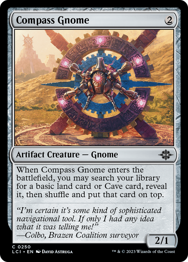 Compass Gnome [The Lost Caverns of Ixalan] | Good Games Cannington