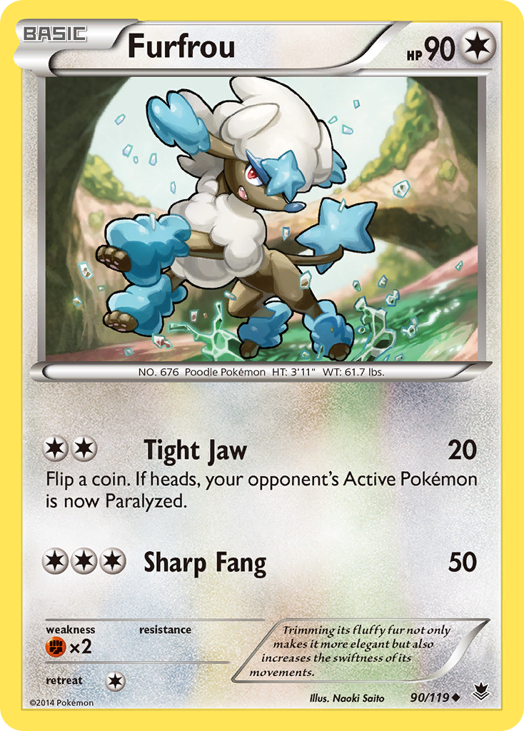 Furfrou (90/119) [XY: Phantom Forces] | Good Games Cannington