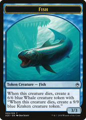 Fish // Kraken Double-Sided Token [Masters 25 Tokens] | Good Games Cannington