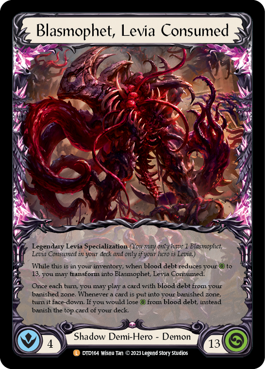 Levia, Redeemed // Blasmophet, Levia Consumed [DTD164] (Dusk Till Dawn) | Good Games Cannington