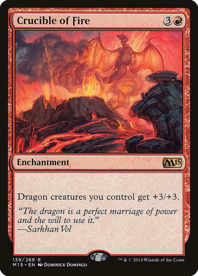 Crucible of Fire 139 (Magic 2015 (M15))  - Foil | Good Games Cannington