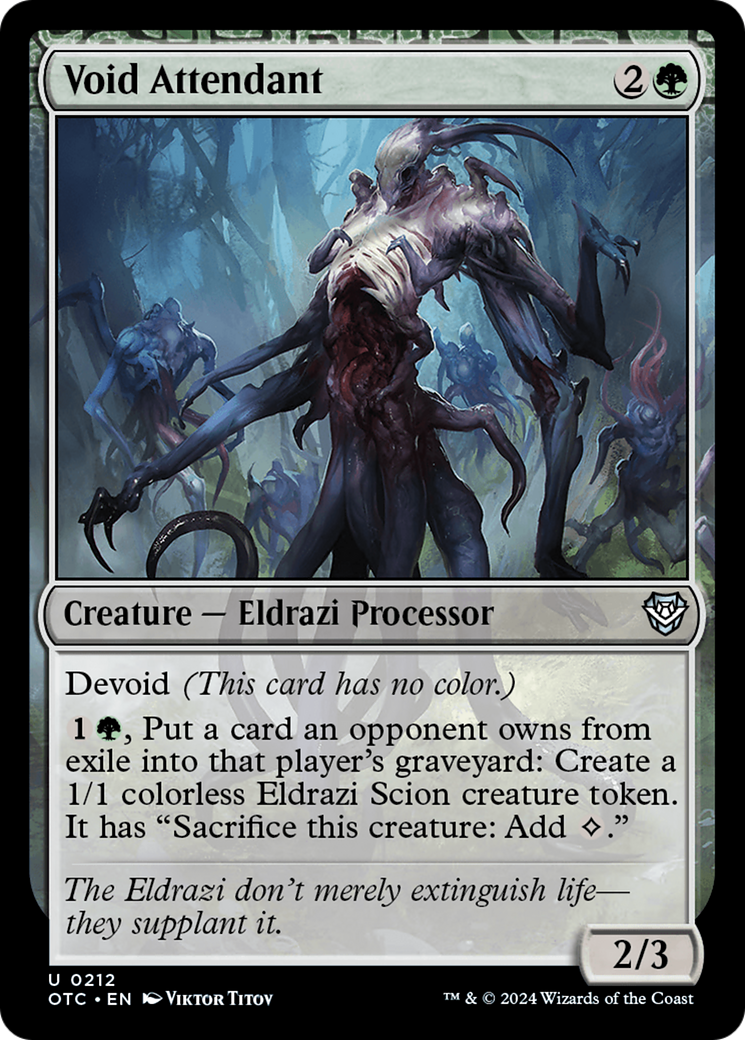 Void Attendant [Outlaws of Thunder Junction Commander] | Good Games Cannington