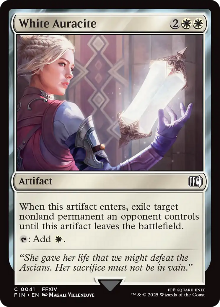 White Auracite [FINAL FANTASY] | Good Games Cannington
