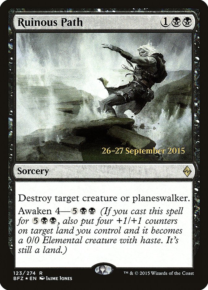 Ruinous Path [Battle for Zendikar Prerelease Promos] | Good Games Cannington