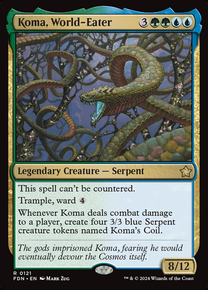 Koma, World-Eater 121/291 (Foundations)  | Good Games Cannington