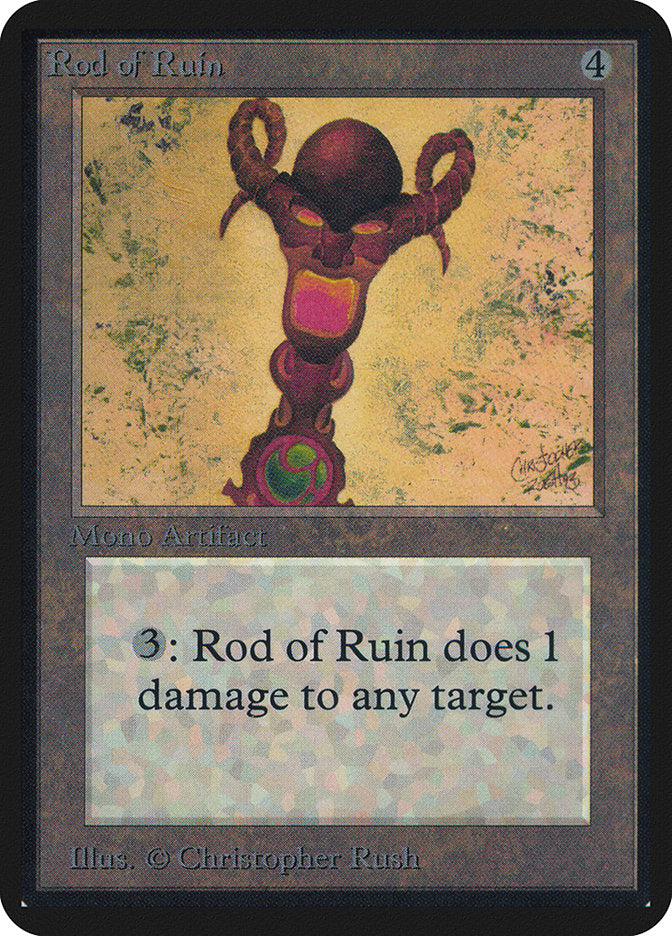 Rod of Ruin [Alpha Edition] | Good Games Cannington