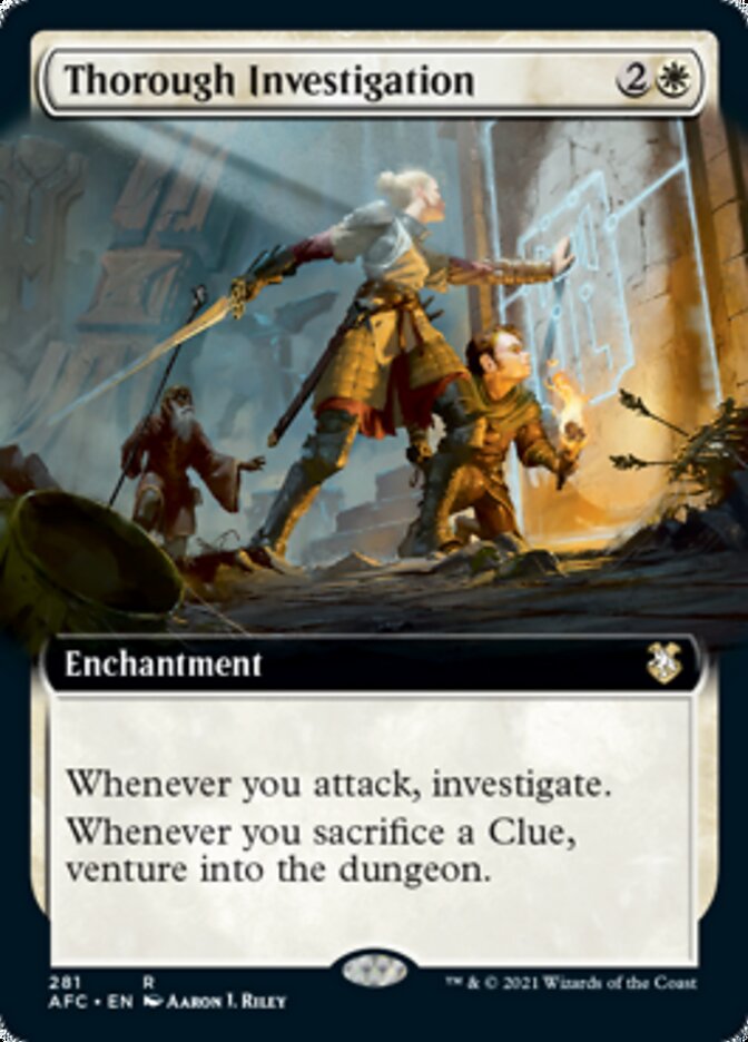 Thorough Investigation (Extended Art) [Dungeons & Dragons: Adventures in the Forgotten Realms Commander] | Good Games Cannington