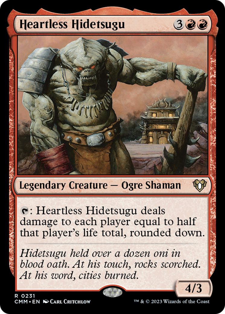 Heartless Hidetsugu [Commander Masters] | Good Games Cannington